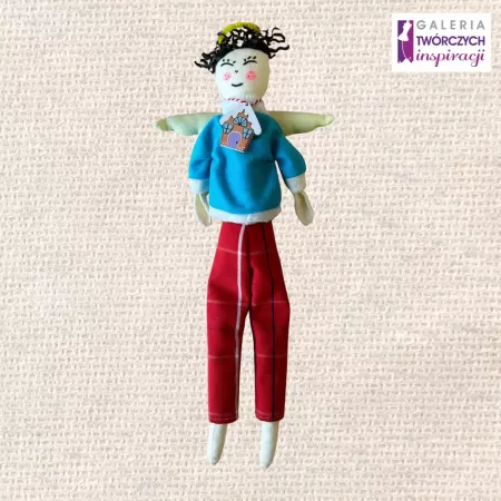 Bajkowy Aniołek (3) - Lalka tekstylna 42 cm